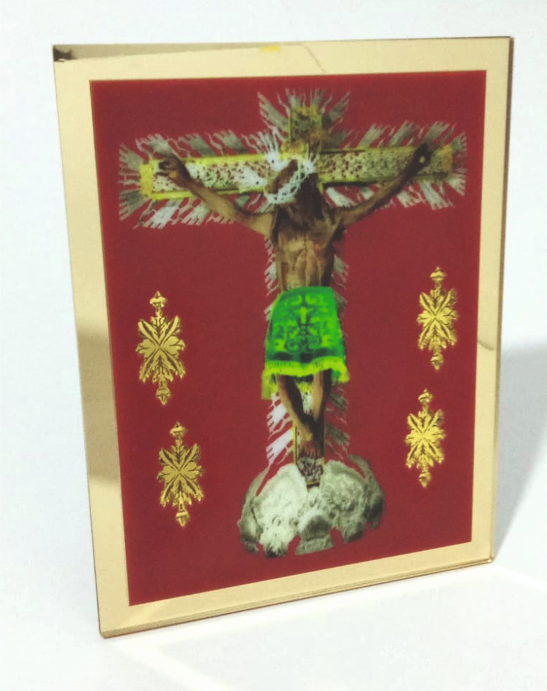 Cuadro de mesa del Señor de los Milagros